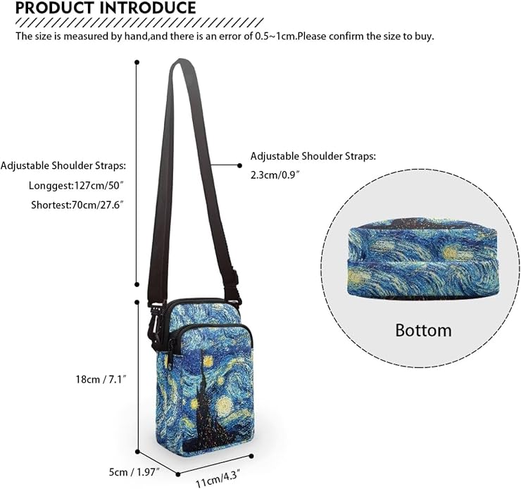 DISNIMO Small Crossbody Bags for Women Trendy Cross Body Cell Phone Shoulder Bags Purses with Adjustable Strap
