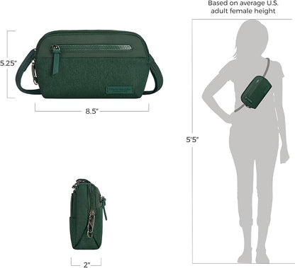 Travelon Anti-Theft Metro Convertible Small Crossbody Bag
