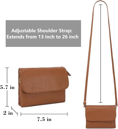 MINICAT RFID Blocking Small Crossbody Bags for Women Vegan Leather Mini Travel Purses Cell Phone Purse Cross Body Bag