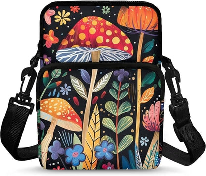 Men's Crossbody Bag, Small Cell Phone Wallet, Women's Shoulder Handbag, Travel Gym Bag