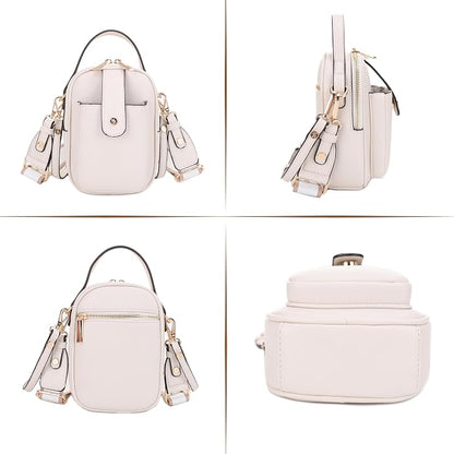 Mali+Lili Gail Vegan Leather Multi Compartment Crossbody Bag