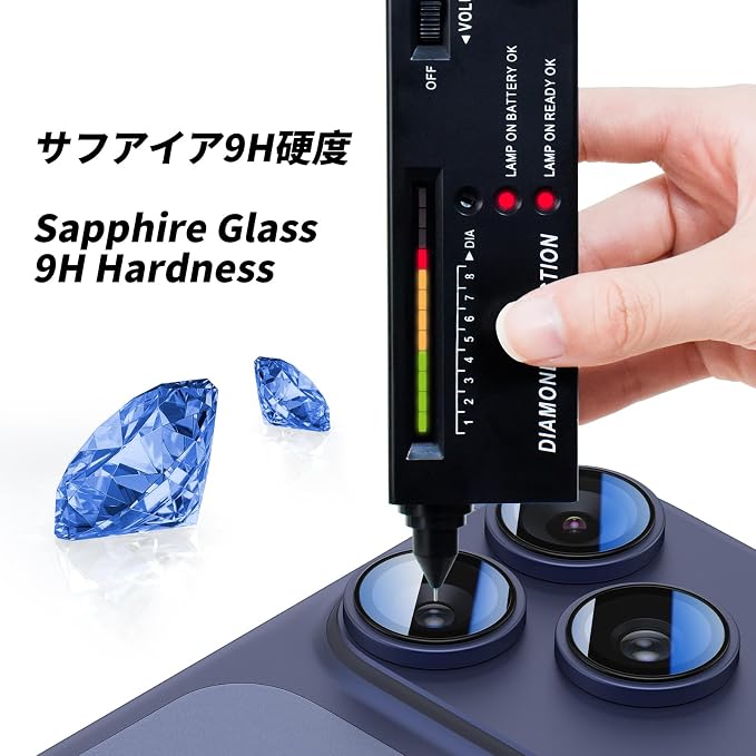 Camera Lens Protector for iPhone 17 Pro, Tempered Glass Screen Protection,2 pack, Blue