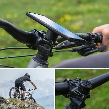 SP CONNECT Micro Stem Mount Pro Clamp | SPC+ | Premium Mobile Phone Holder for Cycling | Electric Bicycle Cell-Phone Holders | Road Bike E-Bike
