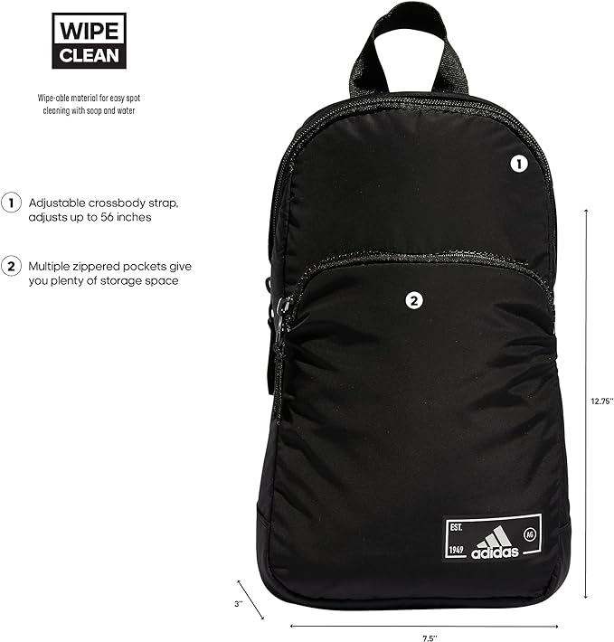 adidas Essentials Crossbody – Athletic Sling Bag with Phone Pocket