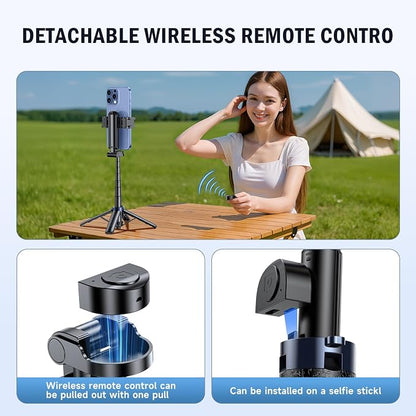 MINI Selfie Stick for Phone,Portable Small Size Travel Compact Phone Selfie Stick with Detachable Bluetooth Remote Shutter for YouTube TikTok Vlogs Live Streaming Photography