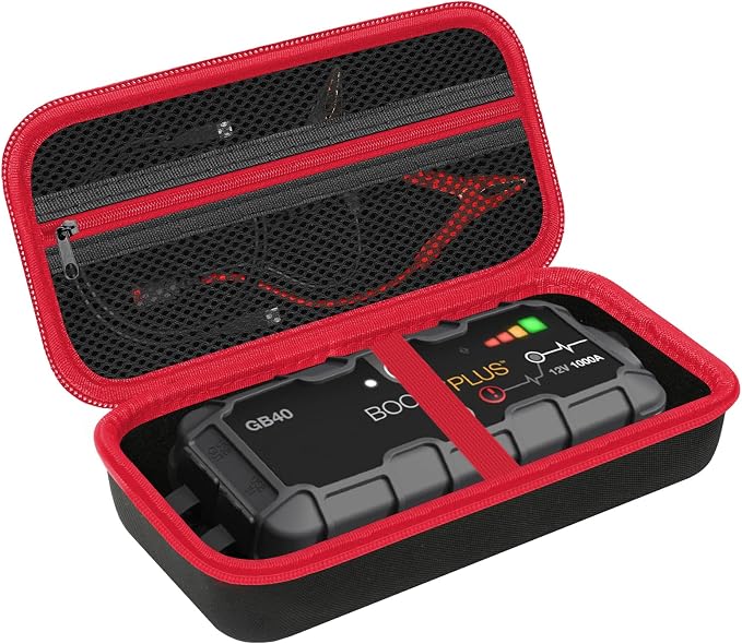 Hard Case for Boost Plus GB40 / Boost Sport GB20 UltraSafe Car Battery Jump Starter, Portable Storage Jump Starter Box (Case Only)