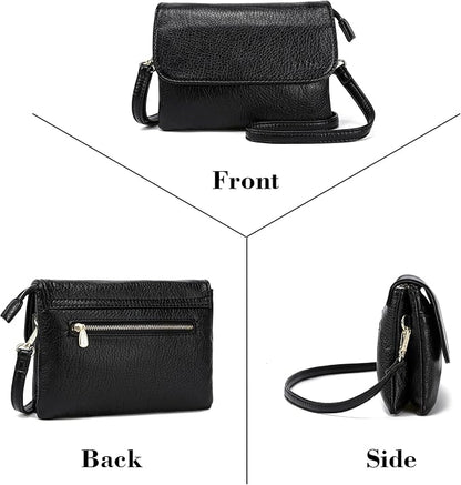 MINICAT RFID Blocking Small Crossbody Bags for Women Vegan Leather Mini Travel Purses Cell Phone Purse Cross Body Bag