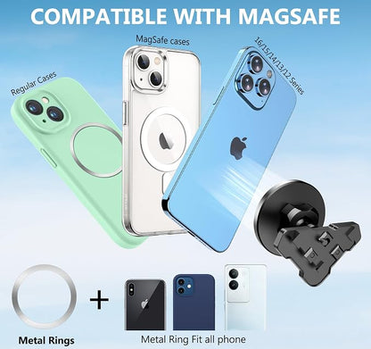 CNC Magnetic Truck Air Vent Phone Holder, Metal Phone Mount Cradles for F150, Compatible with Ford F150 2021-2026 & Super Duty F250 F350 F450 2021-2025 and Most Cellphones