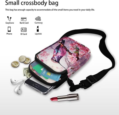 DISNIMO Small Crossbody Bags for Women Trendy Cross Body Cell Phone Shoulder Bags Purses with Adjustable Strap