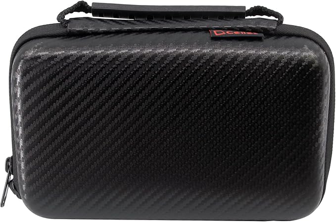 Cellet Hard EVA Case for External Hard Drive, Power Bank, Smartphones, Mesh Pockets (BLACK)