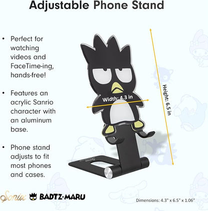 Sonix x Sanrio Character Phone Stand | Adjustable Cell Phone Holder, Desk Stand, Dock | Badtz Maru