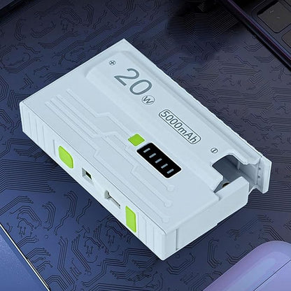 12700 Battery Charging Adapters Case Detachable NonWelding Design Portable Powerbanks Housing Shell Multiple Protections Type C Replaceable Battery Powerbank Case