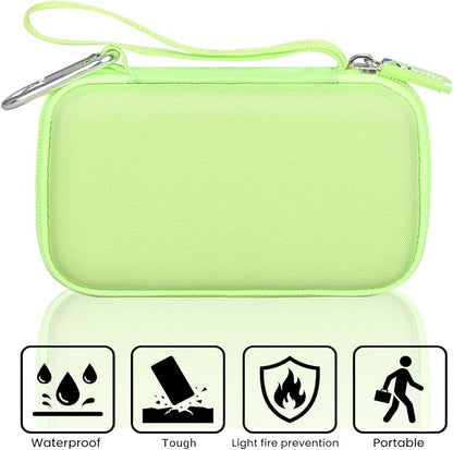 Hard Travel Case for SABANI for LOVELEDI for IAPOS for Pxwaxpy for OHOVIV for FOCHEW Portable Charger Power Bank, Storage Holder for Fast Charging Battery Protective Case (Lime Green)