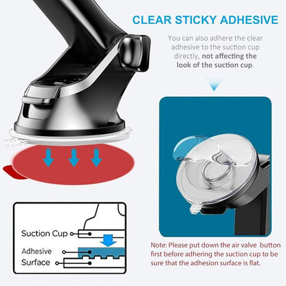 PKYAA Dashboard Pad Mounting Disk Sticky Adhesive Replacement Kit, 6pcs 3.15"(80mm) Circle Heat Resistant Double-Sided Stickers for Suction Cup Car Phone Holder Disc & Windshield Dash Cam