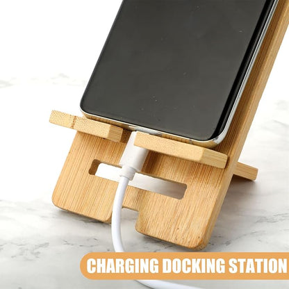 Ripeng 12 Pcs Employee Appreciation Gifts Bulk Bamboo Phone Stand for Desk Office Worker Thank You Gift for Administrative Team Coworkers Staff Graduation Nurse Teacher Week (Vintage Work Pride)