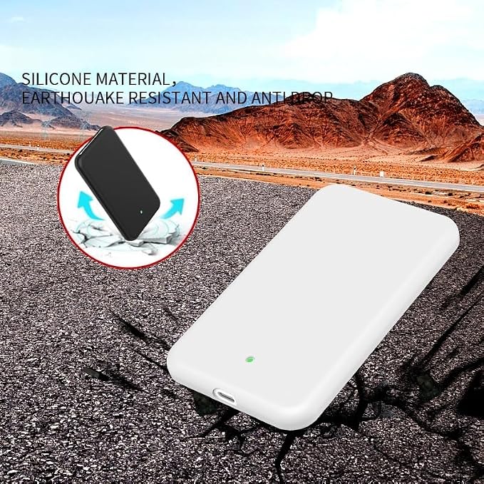 All-Round Protection Silicone Sleeve for AirMagSafe Protective Soft Skin-Friendly Dustproof Anti-Scratch Shockproof Drop-Resistant Cover Case Accessories (Black)