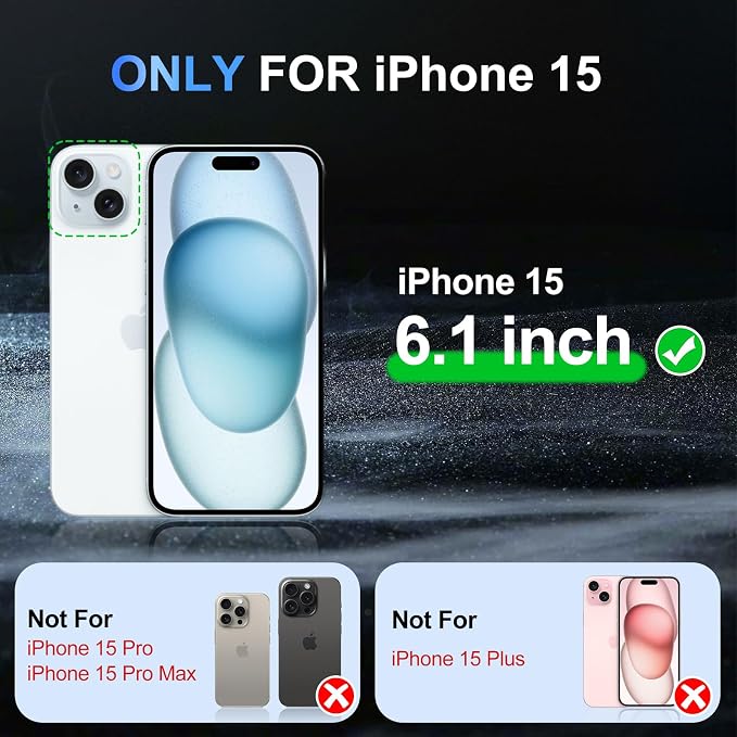Beasyjoy for iPhone 15 Case Waterproof, Metal Heavy Duty Full Body Protective Case with Built-in Screen Protector, Military Grade Shockproof Dustproof Defender Rugged Cover for iPhone 15 6.1" Silver