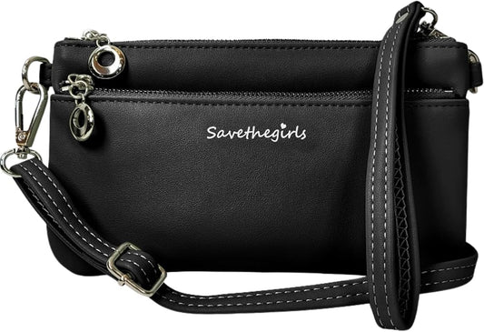 Save the Girls Cell Phone Purse - Touch Screen Women’s Crossbody Bag - Clutch Purses for Women (Bella) | Touch Screen, for Women