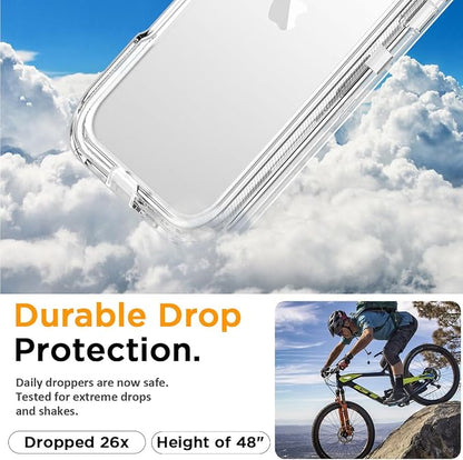 AICase for iPhone 16 Pro Max Case Clear 3 in 1 Heavy Duty Drop Protection Full Body Rugged Shockproof/Dust Proof 3-Layer Military Protective Tough Durable Cover for iPhone 16 Pro Max 6.9"_1