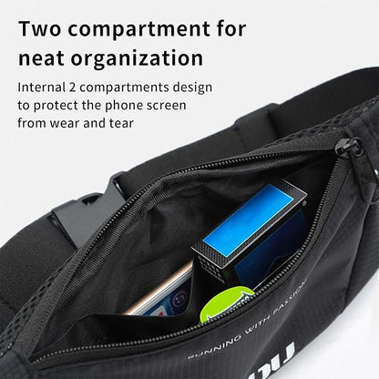 Fanny Pack for Men Women,waterproof Waist Bag Packs with Adjustable Strap, Slim Running Phone Holder Belt bag money belt for travel,Hiking,Workout,Running Gear Accessories（Blue）