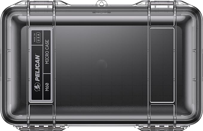 Pelican M60 Micro Case (Black/Clear)