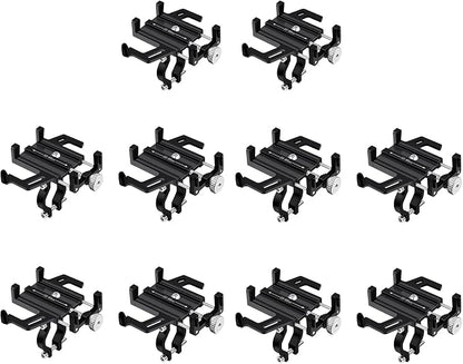 NineLeaf 10PK Bike Phone Mount Holder, Aluminum Motorcycle Phone Mount, Handlebar Mounted Cell Phone Holder for Bike, Camera Friendly, Rotatable, Universal Bicycle Phone Mount for 2.2-3.7 Inch Phones