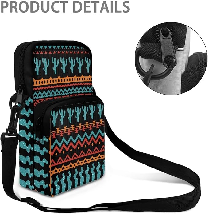 Men's Crossbody Bag, Small Cell Phone Wallet, Women's Shoulder Handbag, Travel Gym Bag