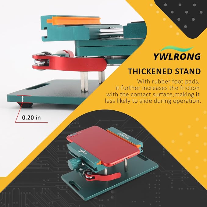 Phone Back Cover Glass Demolition Clamp for iPhone 11 11 Pro 11 Pro Max Back Rear Camera Glass Frame Demolition Clamp for iPhone 12 12 Pro Back Housing Cover Removal Holder Tool for iPhone 13
