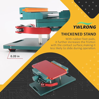 Phone Back Cover Glass Demolition Clamp for iPhone 11 11 Pro 11 Pro Max Back Rear Camera Glass Frame Demolition Clamp for iPhone 12 12 Pro Back Housing Cover Removal Holder Tool for iPhone 13