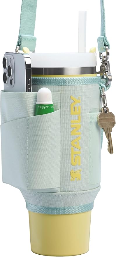 STANLEY All Day Quencher Carry All for 40 oz Tumbler with Handle | Crossbody Bag with Phone Holder Pocket, Card Sleeve & Detachable Strap | Water Bottle Carrier Bag | BPA-Free |