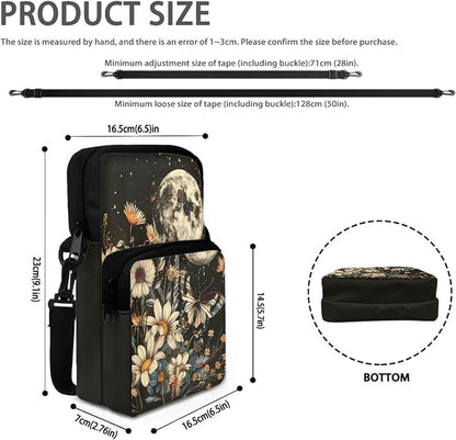 Men's Crossbody Bag, Small Cell Phone Wallet, Women's Shoulder Handbag, Travel Gym Bag