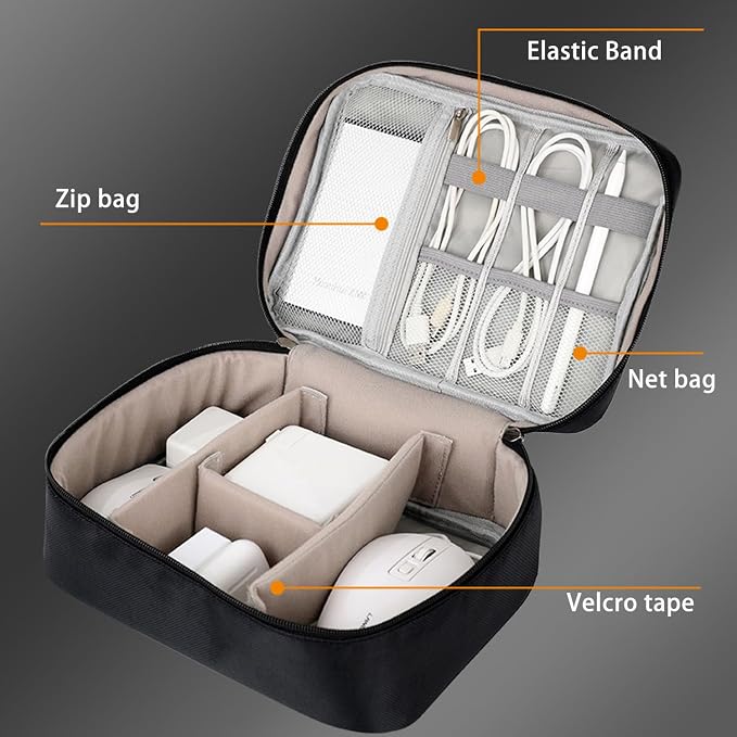 Organizer Bag Big Case Cable Electronic Devices Travel Pouch USB Charger Accessories Mouse Phone SD Power Bank Earphone