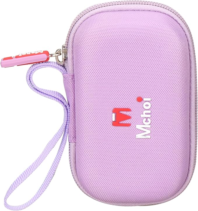 Mchoi Hard Storage case for Anker Power Bank USB C Charger Block, 3-in-1 5,000mAh Portable Charger (Purple)