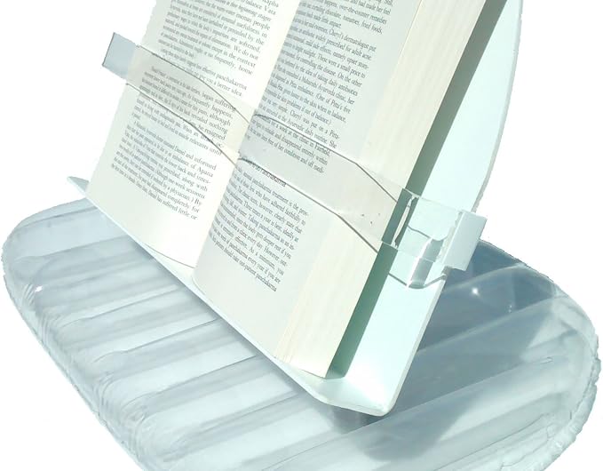 Floating Book/Tablet Caddy for Bath, Pool, and Hot Tub (Clear)
