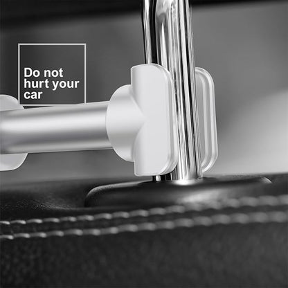 FYOUNG Car Headrest Mount Compatible with Switch/Swith OLED Model 2021, Adjustable Car Holder Compatible with Switch/iPhone/iPad and Other Devices (4"-11") - White