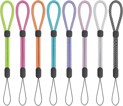 FrgKbTm Hand Wrist Strap Lanyard, Adjustable Nylon Colorful for Mobile Phone, Camara, USB Flash Drive, ID Name Tag Badge
