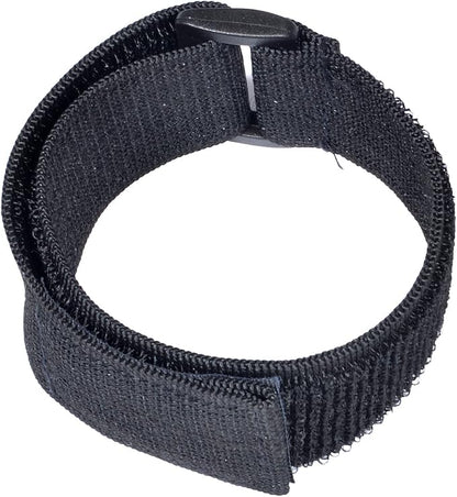 HYS Adjustable Elastic Armband Strap Bundle for Universal Silicone, Leather, Nylon Holster Case with Armband Slots (Black, 1)