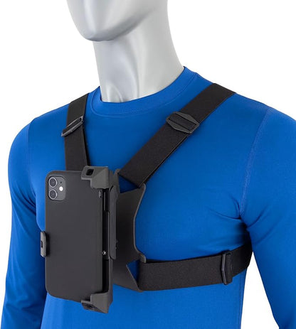 STUNTMAN High Stability Chest Mount for Smartphones - Compatible with iPhone, Samsung, Motorola, Google Pixel and Other Phones