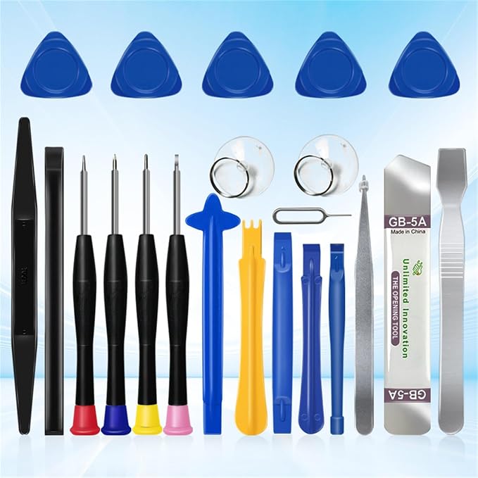 EFAITHFIX 22 in 1 Repair Tool Kit, 22-Piece Opening Pry Tool Screwdriver Set, Electronics Magnetic Precision Screwdriver Set for iPhone,iPad,Computer,Cell Phone,Laptop,Tablet,MacBook,Watch,Camera, etc