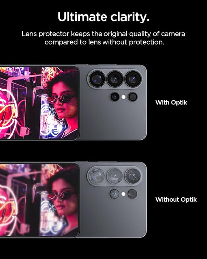 Spigen Camera Lens Screen Protector [GlasTR EZ Fit Optik Pro] Designed for Galaxy S26 Ultra [Case Friendly][2 Pack]