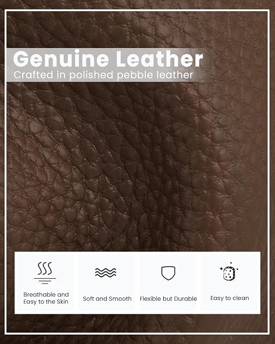 befen Genuine Leather Small Crossbody Bags for Women, Cell Phone Cross body Purse Bag with RFID Blocking Card Slots