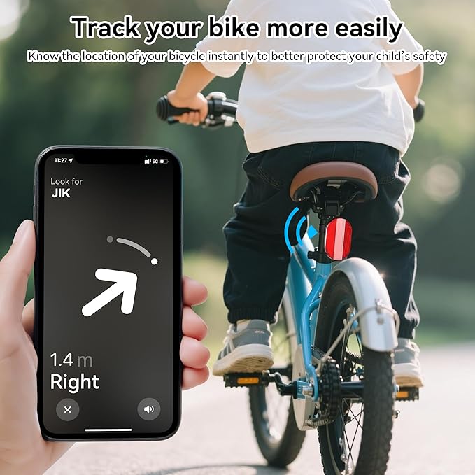 DDJ Upgraded for Apple AirTag & Moto Tag Bike Mount, Hidden Bike Reflectors for AirTag Holder, Waterproof Anti-Theft GPS Tracker Case with Screws & Tools, for Mountain Bikes/Scooter/Electric Bicycle
