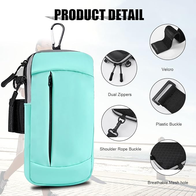 Phone Holder for Running Cell Phone Purse Crossbody Bags for Women Men Kids,iPhone 11 12 13 14 15 16e 16 17 Pro Max Xs Xr X 7 8 Plus Air SE Mini Galaxy Ultra S26 S25 S24 S23 Note 20 Arm Bands