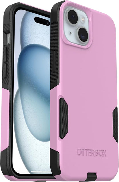 OtterBox iPhone 17e, iPhone 16e, iPhone 15, iPhone 14, & iPhone 13 Commuter Series Case - Lavender Eclipse (Pink & Black) - Slim & Tough - Pocket-Friendly - with Port Protection