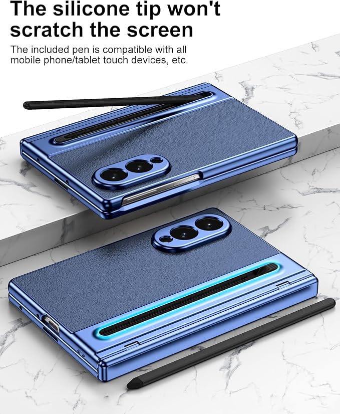 Galaxy Z Fold 8 Wide Case with S Pen Holder & Stylus, Full Body Hinge Case | Galaxy Z Fold 8 & Fold 8 Wide Case with HD Screen Protector, Shockproof Protection Cover, Phone Case mit Hinge & S Pen Stylus