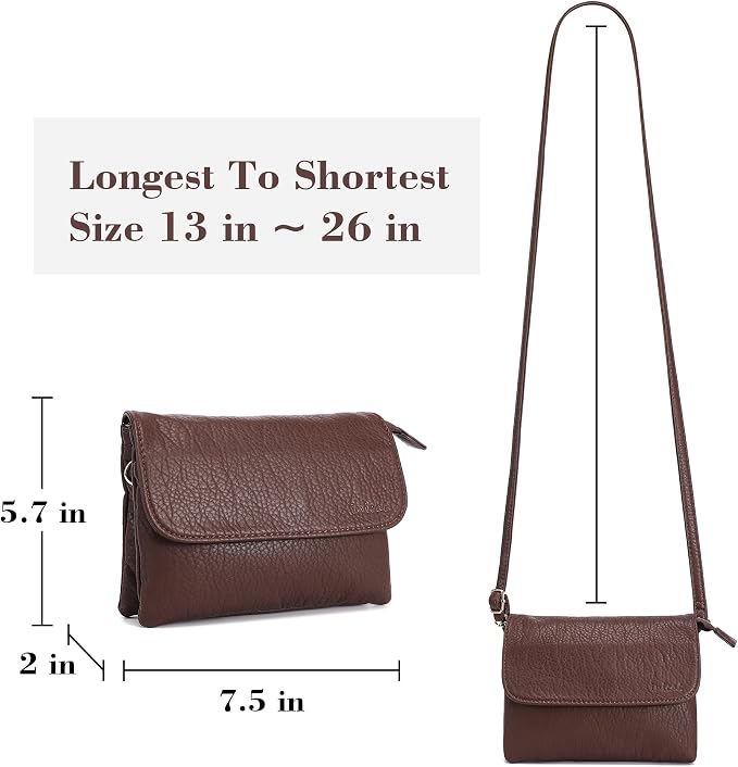 MINICAT RFID Blocking Small Crossbody Bags for Women Vegan Leather Mini Travel Purses Cell Phone Purse Cross Body Bag
