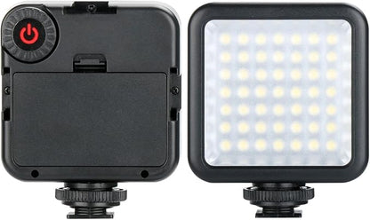 Ulanzi Ultra Bright LED Video Light - LED 49 Dimmable High Power Panel Video Light for DJI Ronin S SC OSMO Mobile 3 2 Zhiyun WEEBILL Smooth 4 Gimbal for Canon Nikon Sony Digital DSLR Cameras