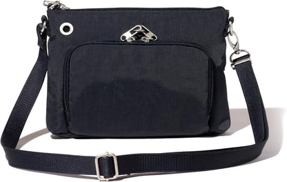 Baggallini womens Securtex Anti-theft Memento Crossbody Bag
