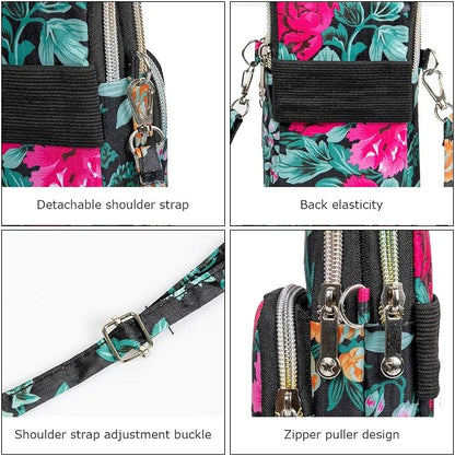Sports Armband Outdoor Sweat-Proof Running Armbag Cross-Body Shoulder Casual Wallet Purse Gym Fitness Cell Phone Bag Key Holder for iPhone 13 PRo/12 Pro/Xs Max/Xr,Galaxy S10 Plus, P30 Pro (#19)