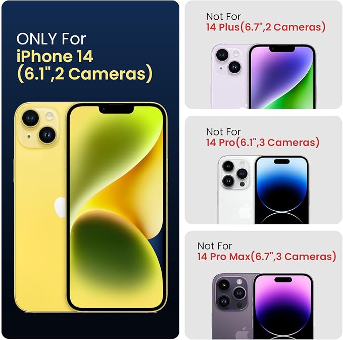 FireNova Designed for iPhone 14 Case, Silicone Upgraded [Camera Protection] Phone Case, Soft Anti-Scratch Microfiber Lining Inside, 6.1 inch, Calke Green